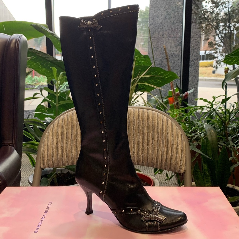 Barbara Bucci Italian Leather Long Boot